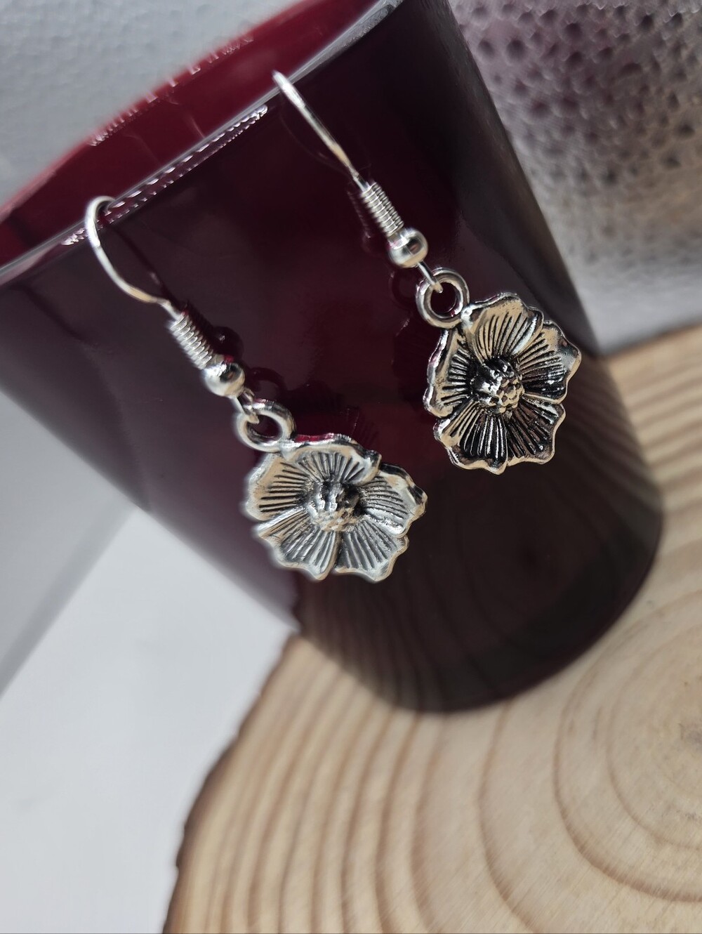 Flower Charm Earrings